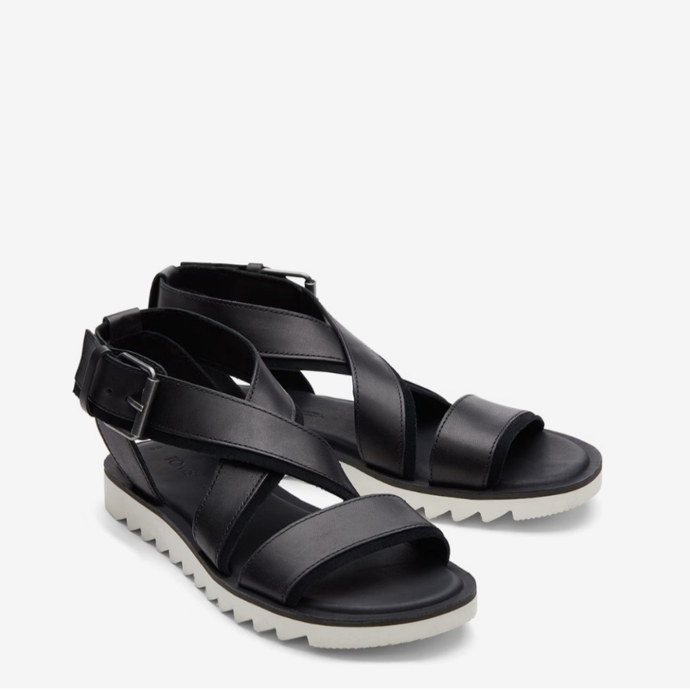 TOMS Sidney Sandal | Black | Size 9